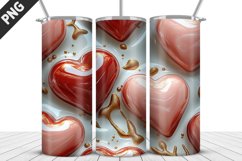 Valentines Love Skinny Tumbler PNG Wrap| Valentines Tumbler Product Image 4