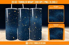 Confetti Tumbler Wrap Designs, Sublimation Wrap Product Image 1