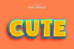 Editable Text Effect for Illustrator. Vector Graphic styles Product Image 1