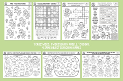 Woodland fairy coloring games and activities for kids Product Image 7