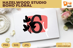 Hazelwood Studio Boho Floral Monogram Product Image 1