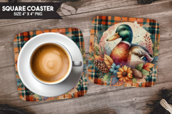 Farm Animals Square Coaster PNG Bundle, Farm Animals PNG Product Image 7