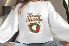 Howdy Holidays png design for T-shirts Product Image 4