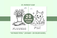 St Patrick's Day Coloring Pages for Kids Product Image 7