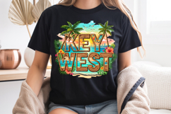 Key West PNG, Vintage Florida Beach Lighthouse Sublimation Product Image 7