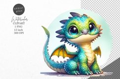 Dragon clipart, Fantasy clipart, Nursery clipart Product Image 1