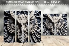 3D Owl Tumbler Sublimation Bundle - 3D Owl Tumbler Wrap Product Image 8