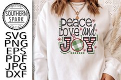 Christmas Peace Love And Joy Christmas Ornament Product Image 6