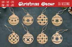 Christmas Decorations laser SVG PNG| 55 Designs Product Image 12