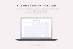 2026 Monthly Planner with Holidays, Landscape, Printable Product Image 7