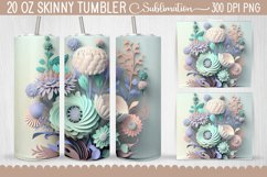 Tumbler Wraps 3D Paper Flowers Bundle - 12 Designs Product Image 8