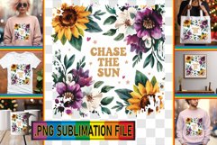 Joyful TSHIRT Designs Ideas PNG, Flower Quote Product Image 1