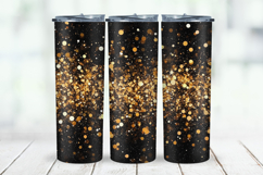 Black &amp; Gold Glitter Digital Paper Product Image 7