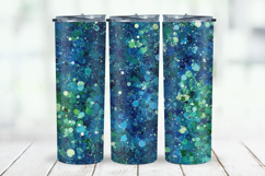 Blue Green Chunky Glitter Digital Paper Product Image 7