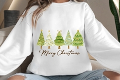Christmas trees png design for T-shirts Product Image 4