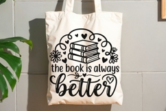 The Book Is Always Better Svg, Book Lover Svg, Book Club Svg Product Image 8
