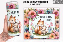 Best Mom Ever Tumbler Wrap,Highland Cow, Mom Tumbler Design Product Image 1