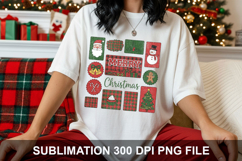 Merry Christmas Sublimation - Christmas PNG Design Product Image 1