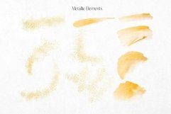 Orange Soft Watercolour Brushstrokes Product Image 3
