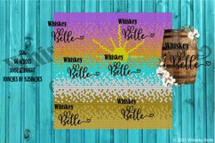7 Color Sunset Beach Ombre SS16 30oz Rhinestone Tumbler PNG Product Image 1