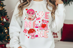 Be Mine Png, Leopard Valentine's Day Png, Coquette Bow Png Product Image 3