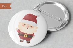 Christmas watercolor clipart kawaii clipart Merry christmas Product Image 7