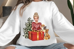Christmas motivational women png design for T-shirts Product Image 4