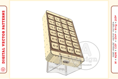 Advent calendar v50 - laser cut file - Glowforge ready file Product Image 7