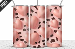 Valentines Love Skinny Tumbler PNG Wrap| Valentines Tumbler Product Image 4