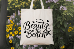 Beauty &amp; the Beach SVG Design, Summer &amp; Beach SVG Design Product Image 7