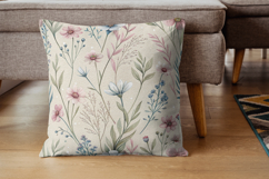 Spring Wildflower Seamless Pattern, Cottagecore Botanical Product Image 7