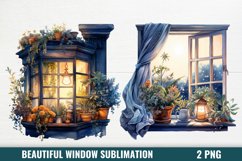 Beautiful Window Sublimation, Window Clipart Product Image 1