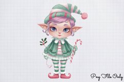 Pastel Christmas Sublimation Clipart PNG Product Image 1