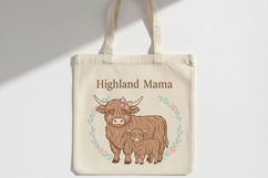 Cow Mama Png Bundle, Moo Mama, Heifer Mama, Highland Mama Product Image 10