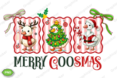 Funny Christmas PNG Silly Goose Design, Cute Christmas Png Product Image 5