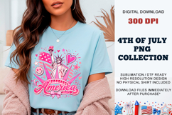 Pink America Liberty PNG | Girly Patriotic Sublimation Product Image 8