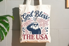 God Bless The Usa Svg, USA Eagle Svg, Fourth Of July Svg. Product Image 8