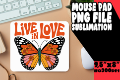 whimsical MOUSE MAT Fun Ideas, Butterfly Product Image 1
