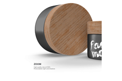 Plastic Jars With Wooden Lids - PSD Mockup Product Image 7