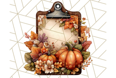 Autumn Library Clipart PNG, Cozy Fall Book Art Product Image 3