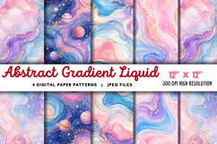 Abstract Gradient Liquid Background JPG Product Image 1
