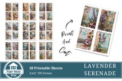 Mixed Media Lavender Serenade junk journal kit Product Image 7