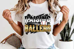 Raising Ballers PNG, Sports Mom Sublimation Product Image 6