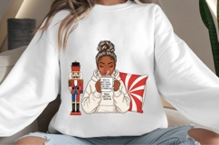 Christmas motivational woman png design for T-shirts Product Image 4