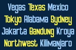 Calvines - Sporty Condensed Sans Serif Font Product Image 7