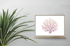 Underwater Coral Reef Sea Anemone Pastel Colors PNG Summer Product Image 2