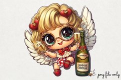 Cupid girl for Valentine Clipart PNG Product Image 1
