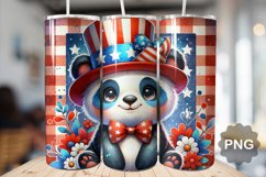 4th of July Panda Tumbler Bundle - 20 Designs Product Image 8