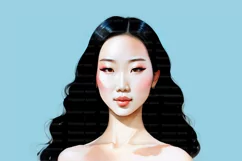 Asian art 10 PNG, Asian art print, Korean wall art Product Image 7
