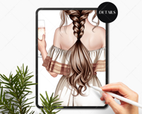 The Boho Girls Clipart Portrait Creator Product Image 7